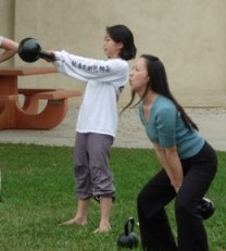 Dr. Mizuhara-Cheng swinging the 53!